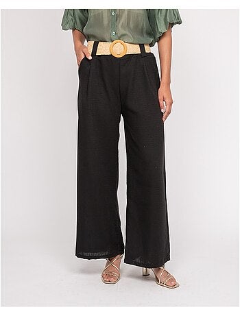 Pantalón de ciudad con cinturón ELOUVE