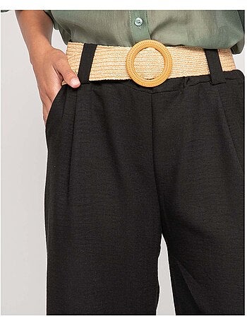 Pantalón de ciudad con cinturón ELOUVE