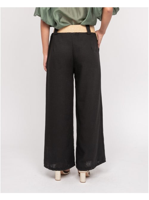 Pantalón de ciudad con cinturón ELOUVE - Kiabi Pantalón de ciudad con cinturón ELOUVE - Kiabi