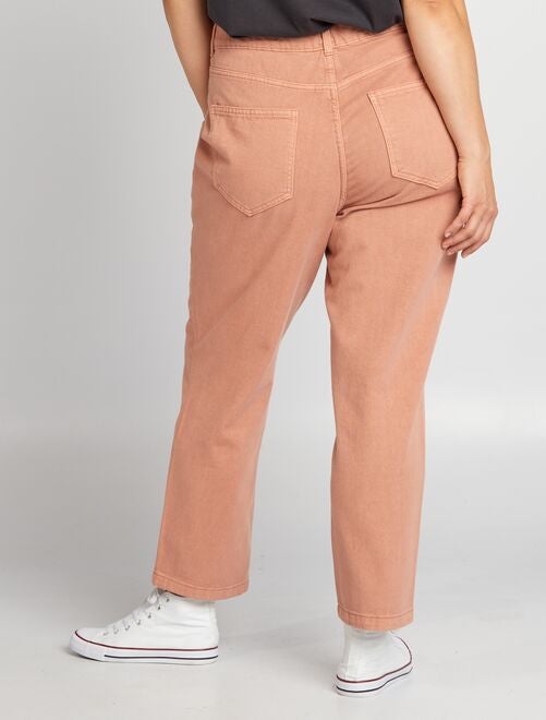 Pantalón de color estilo carpintero - Kiabi