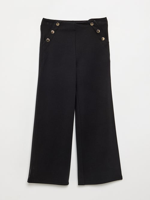 Pantalón de corte ancho - colección fácil de poner - Kiabi Pantalón de corte ancho - colección fácil de poner - Kiabi