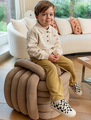 Pantalón de corte fit 3/4