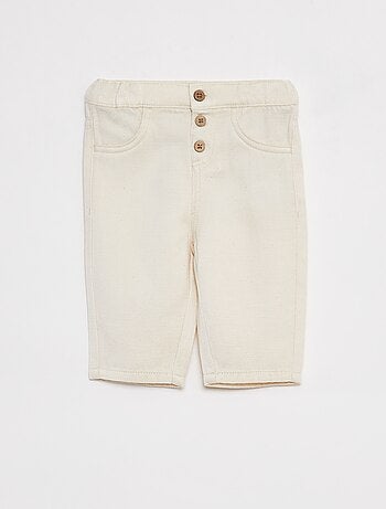 Pantalón de corte fit 3/4