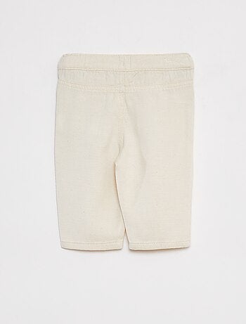 Pantalón de corte fit 3/4