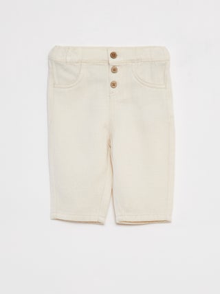 Pantalón de corte fit 3/4