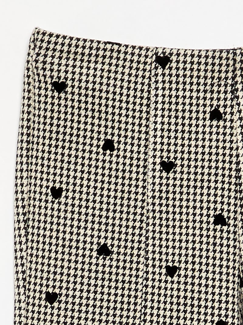 Pantalón de corte flare Negro - Kiabi