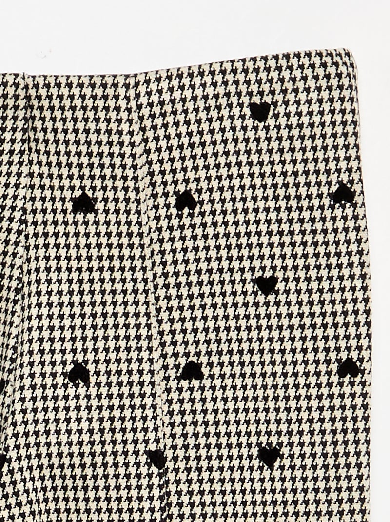 Pantalón de corte flare Negro - Kiabi