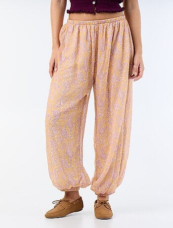 Pantalón de corte globo ligero