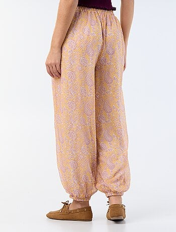 Pantalón de corte globo ligero