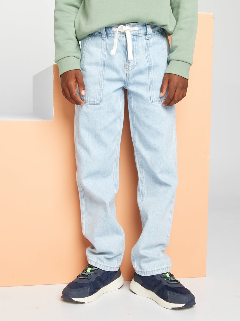 Pantalón de corte recto Azul - Kiabi