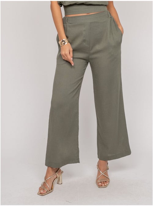 Pantalón de corte recto ECASA - Kiabi Pantalón de corte recto ECASA - Kiabi
