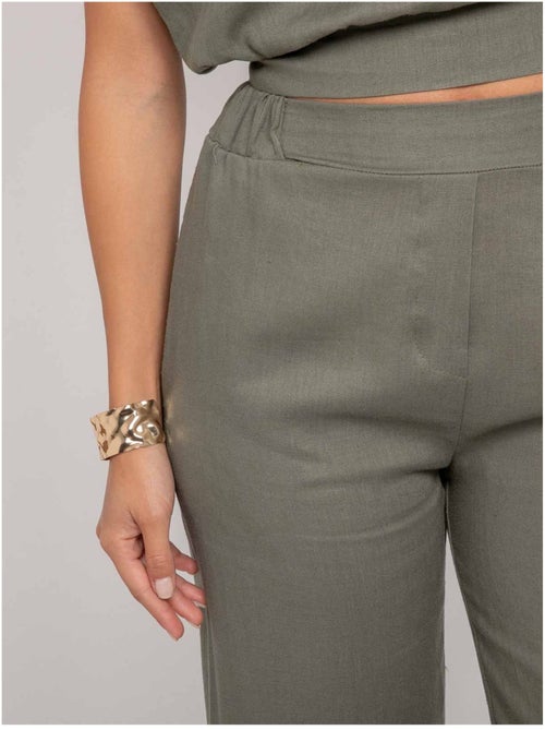 Pantalón de corte recto ECASA - Kiabi Pantalón de corte recto ECASA - Kiabi