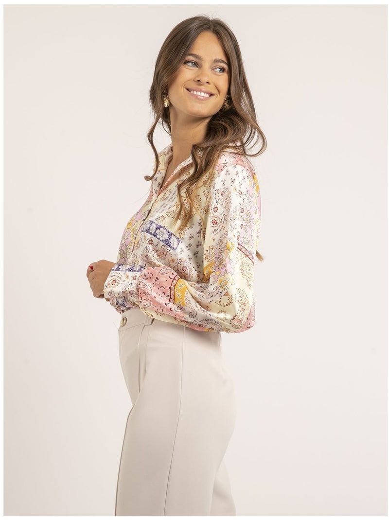 Pantalón de corte recto ELSY Beige - Kiabi