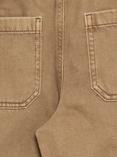 Pantalón de corte relajado con cintura elástica - Kiabi