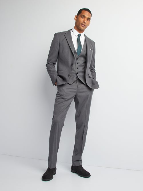 Pantalón de corte slim para hombre - Kiabi Pantalón de corte slim para hombre - Kiabi