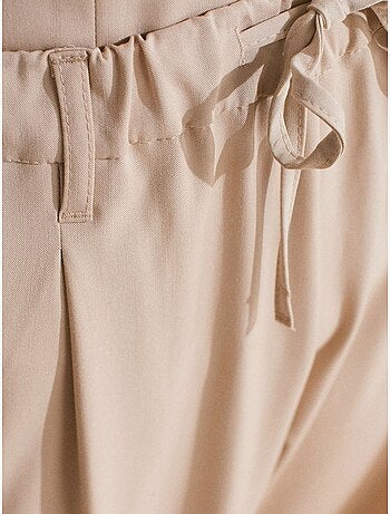 Pantalón de crepé de pernera ancha dilvin