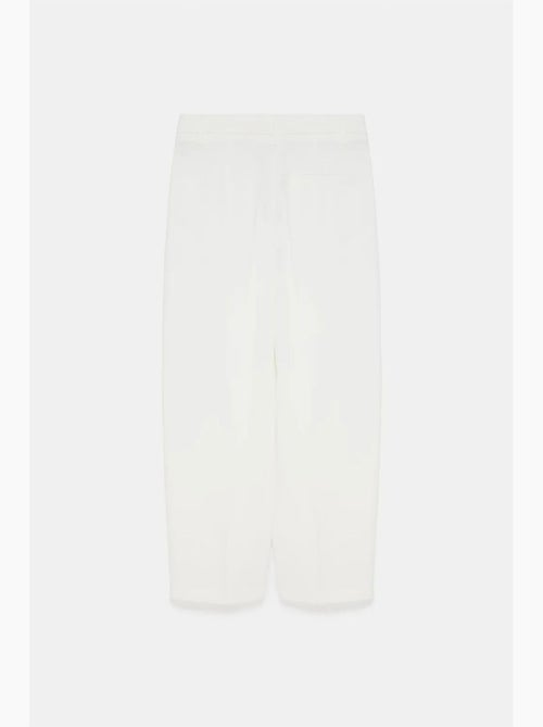 Pantalón de crepé de tiro alto y pernera ancha dilvin - Kiabi