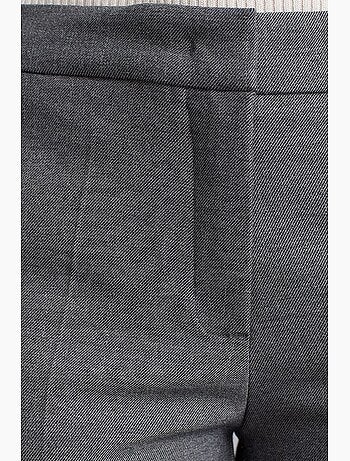 Pantalón de crepé de tiro bajo y pernera recta dilvin