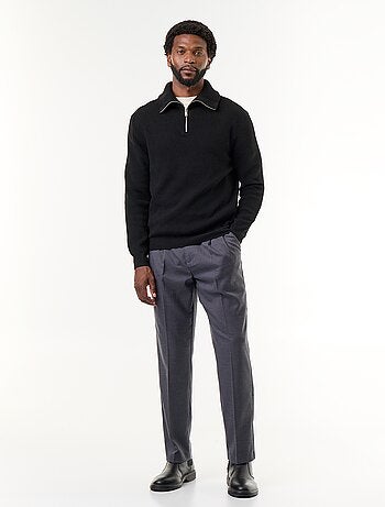 Pantalón de cuadros corte ajustado