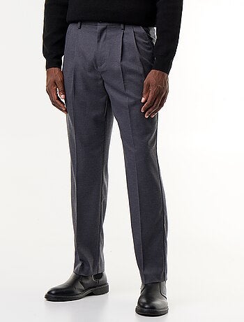 Pantalón de cuadros corte ajustado