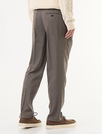 Pantalón de cuadros corte ajustado