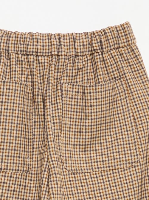 Pantalón de cuadros de corte ancho - Kiabi Pantalón de cuadros de corte ancho - Kiabi