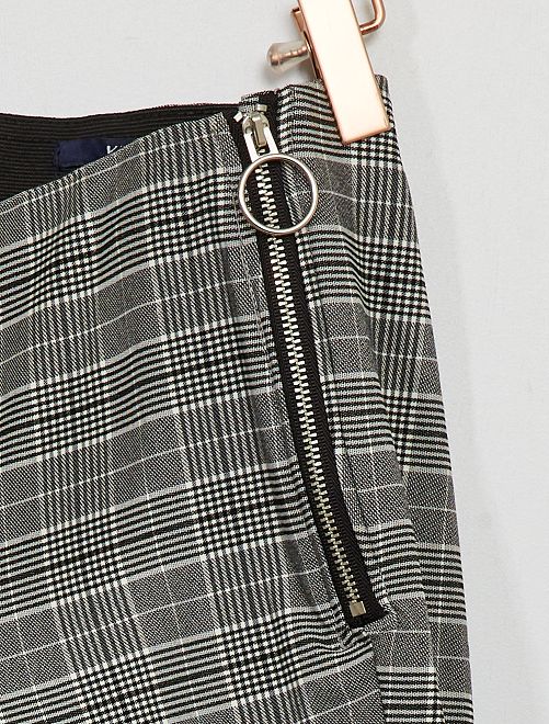 Pantalón de cuadros - GRIS - Kiabi - 12.00€