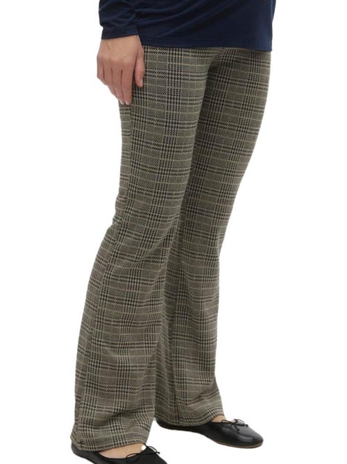 Pantalón de Cuadros Premamá Mamalicious - Kiabi Pantalón de Cuadros Premamá Mamalicious - Kiabi