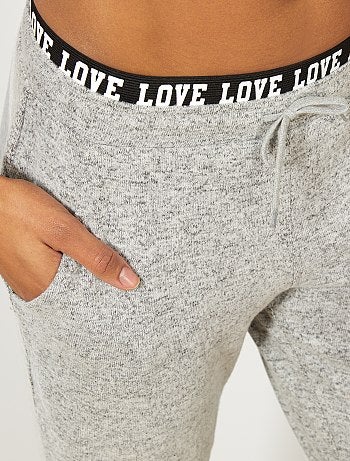 Pantalón de deporte de felpa - Kiabi