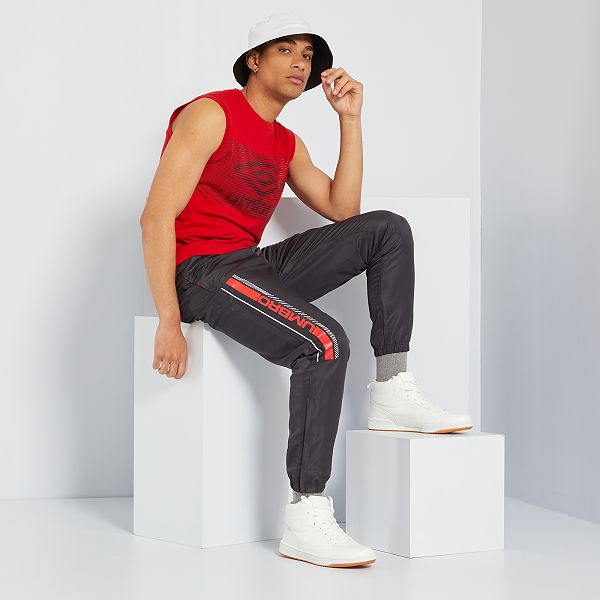 Pantalón de deporte 'Umbro' de microfibra Hombre talla S-XXL - ROJO - Kiabi  - 23,00€
