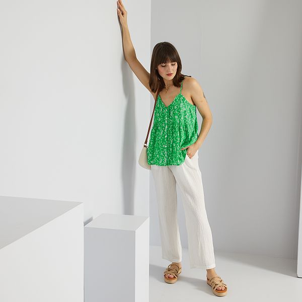 Pantalon Blanco Boss, Slim Fit, Tejido Algodón para Caballero - Pantalon  para High Life
