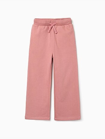 Pantalón de felpa con cordón y bolsillos