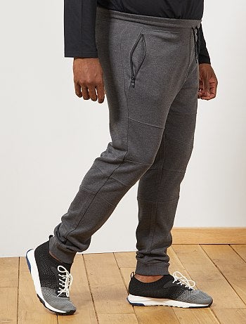 Pantalón de felpa con detalles en las rodillas - Kiabi