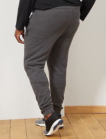 Pantalón de felpa con detalles en las rodillas - Kiabi