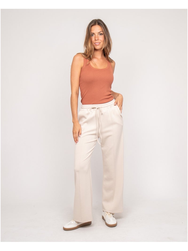 Pantalón de felpa EPINELLE Beige - Kiabi