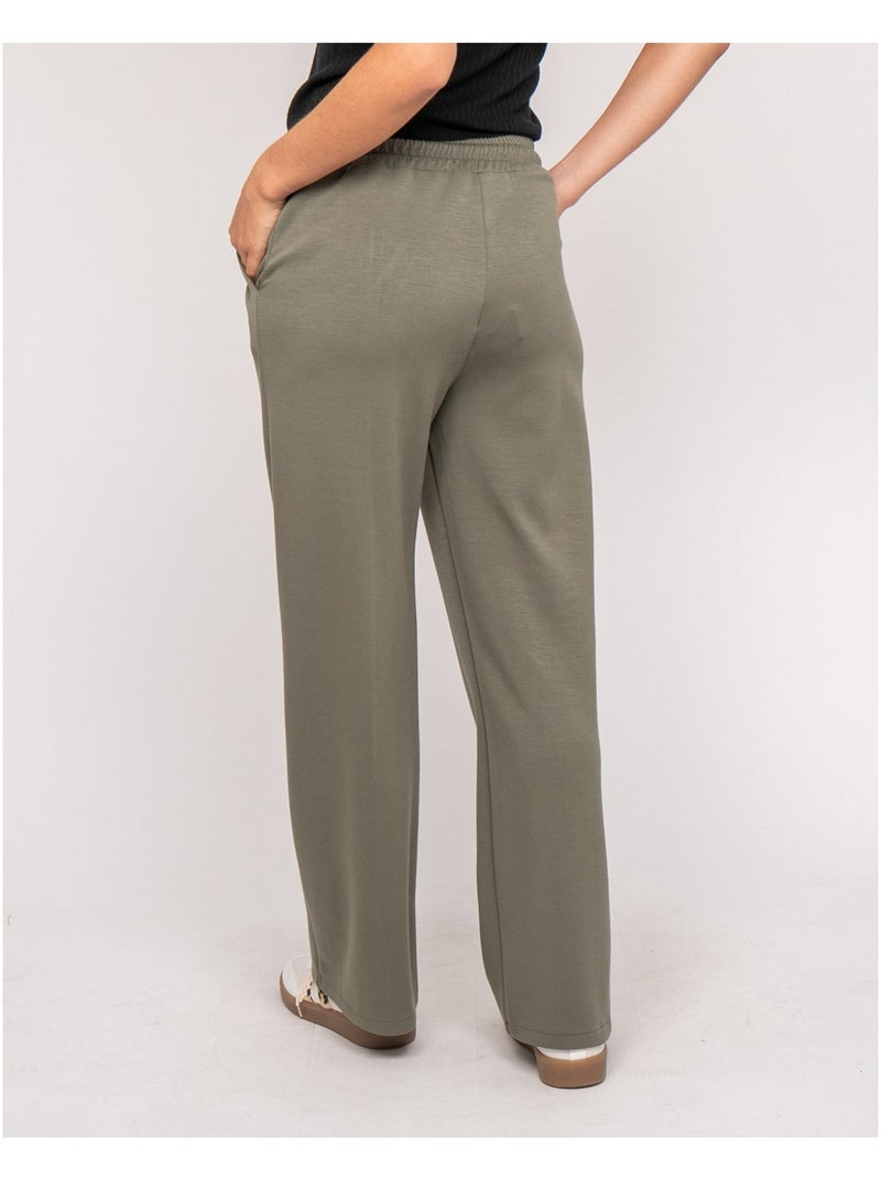 Pantalón de felpa EPINELLE Caqui - Kiabi