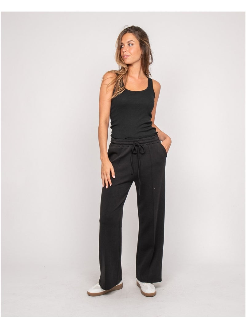 Pantalón de felpa EPINELLE Negro - Kiabi