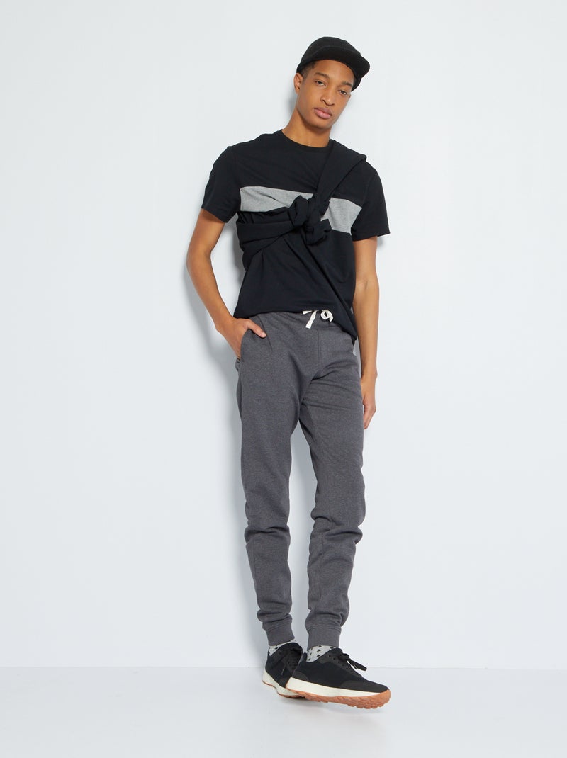 Pantalón de felpa L36 +1,90 m GRIS - Kiabi