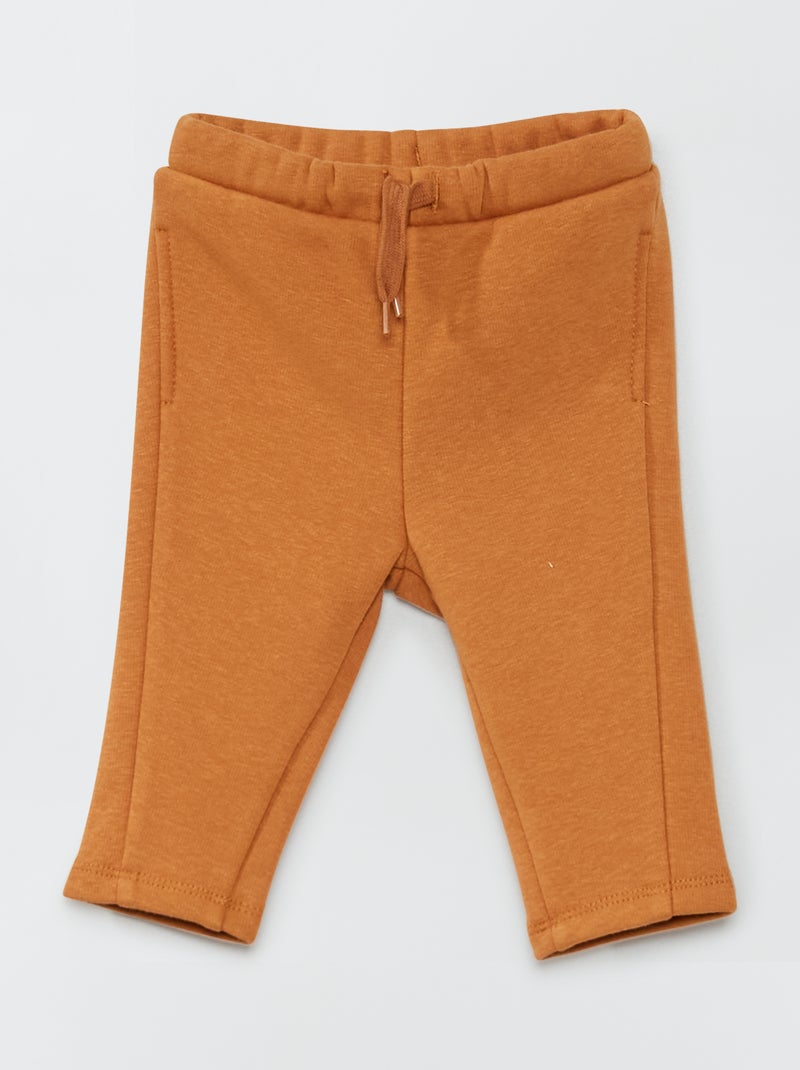 Pantalón de felpa MARRON - Kiabi