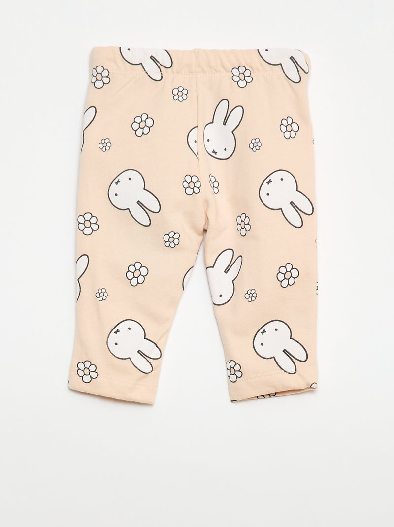 Pantalón de felpa 'Miffy' Rosa - Kiabi