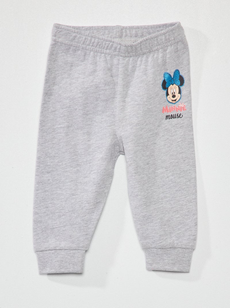 Pantalón de felpa 'Minnie' GRIS - Kiabi
