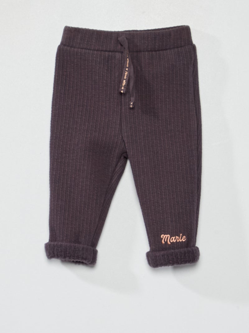 Pantalón de felpa 'Minnie' GRIS - Kiabi