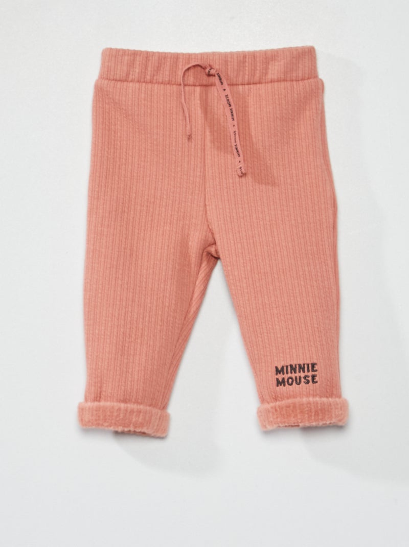 Pantalón de felpa 'Minnie' ROSA - Kiabi