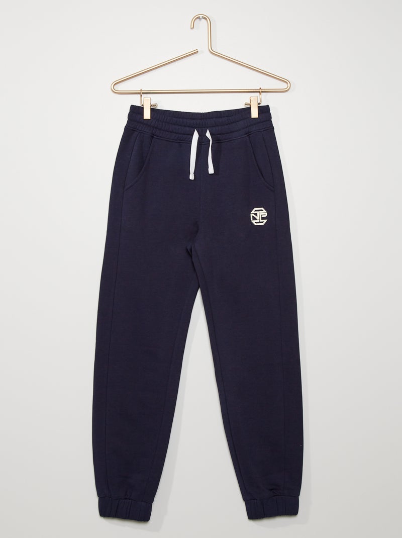 Pantalón de felpa NEGRO - Kiabi
