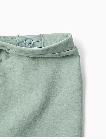 Pantalón de felpa perchado con estampado de corazón