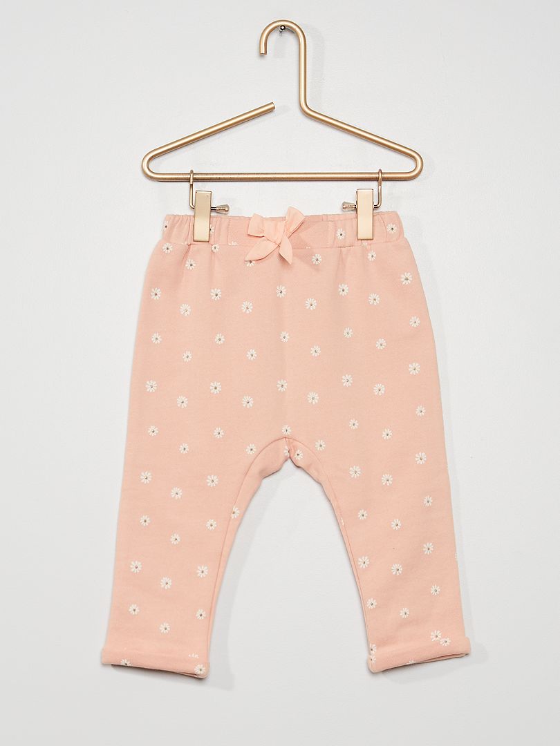 Pantalón de felpa rosa - Kiabi