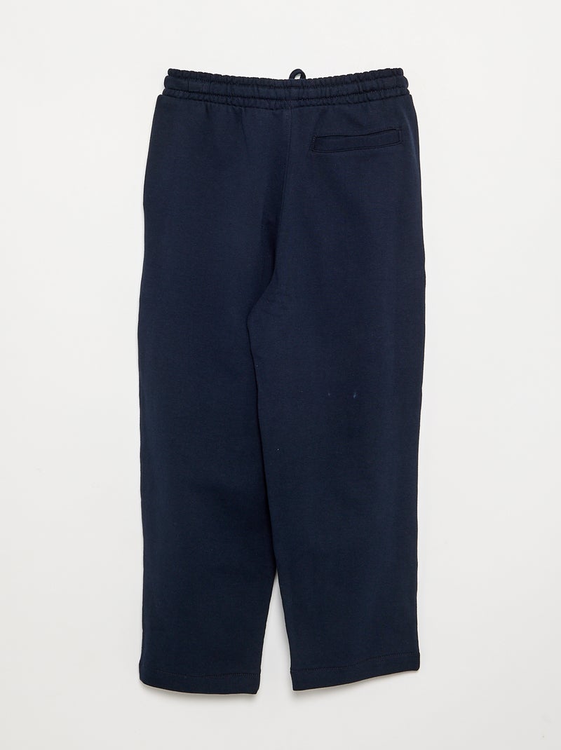 Pantalón de felpa sin cepillar con forma de globo Azul - Kiabi