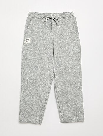 Pantalón de felpa sin cepillar con forma de globo