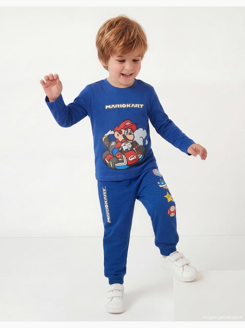 Pantalón de felpa Super Mario, MO Fashion - Kiabi Pantalón de felpa Super Mario, MO Fashion - Kiabi