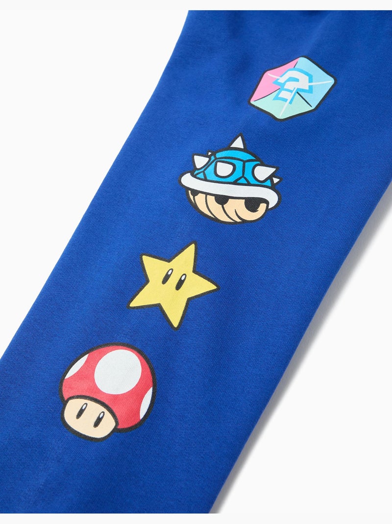 Pantalón de felpa Super Mario, MO Fashion Azul - Kiabi